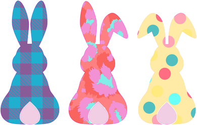 Cute Patterns Easter Bunnies Kids Hoodie